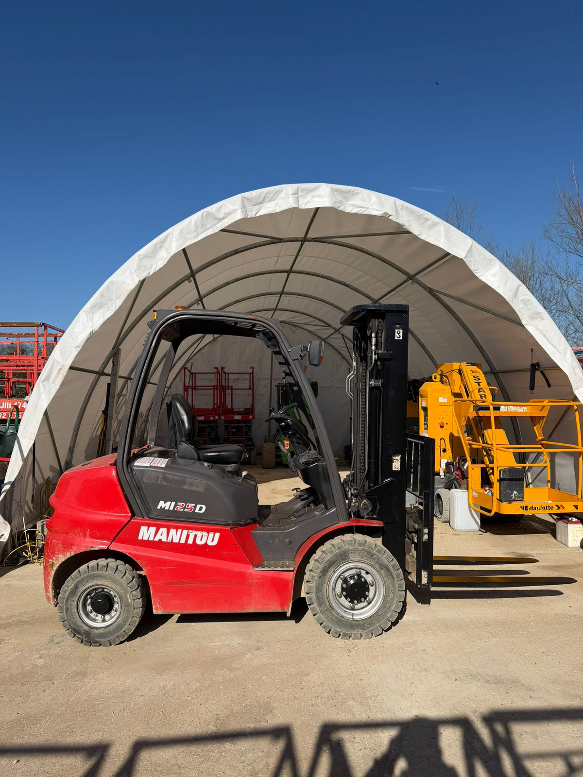 2020 Manitou MI25D Diesel Forklift Triple Mast Counterbalance Forklift Truck