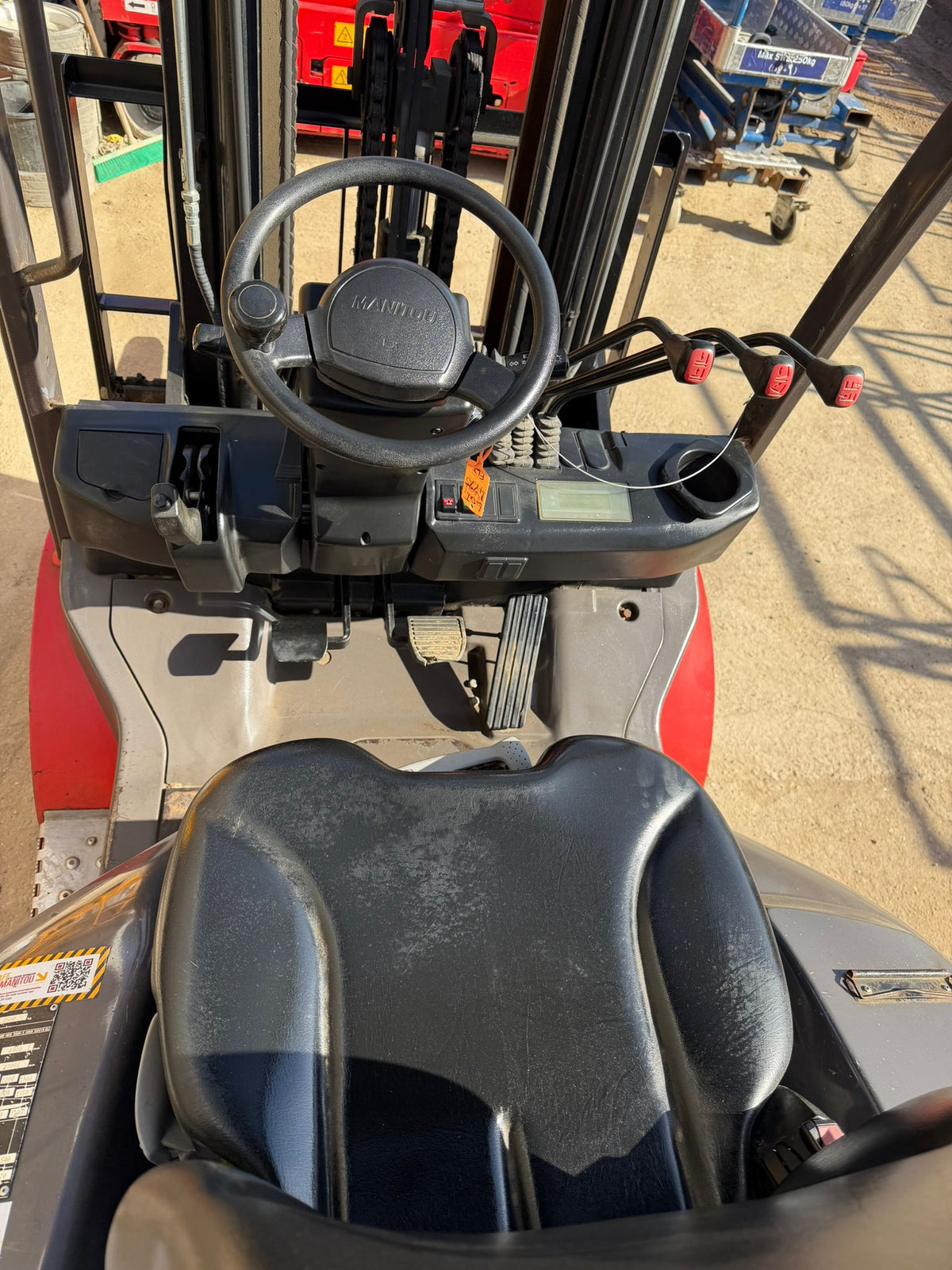 2020 Manitou MI25D Diesel Forklift Triple Mast Counterbalance Forklift Truck