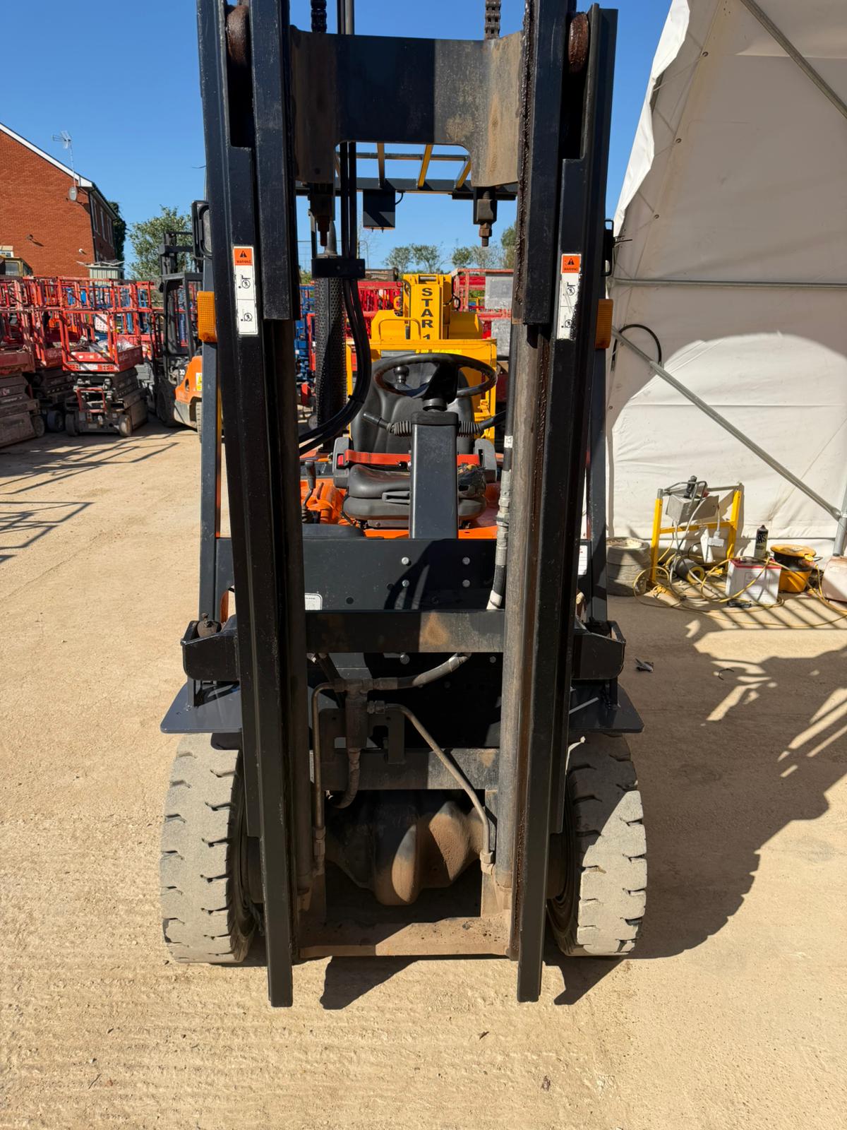 2020 Doosan D25GP Diesel Forklift Triple Mast Counterbalance (Toyota, Hyster, Linde)