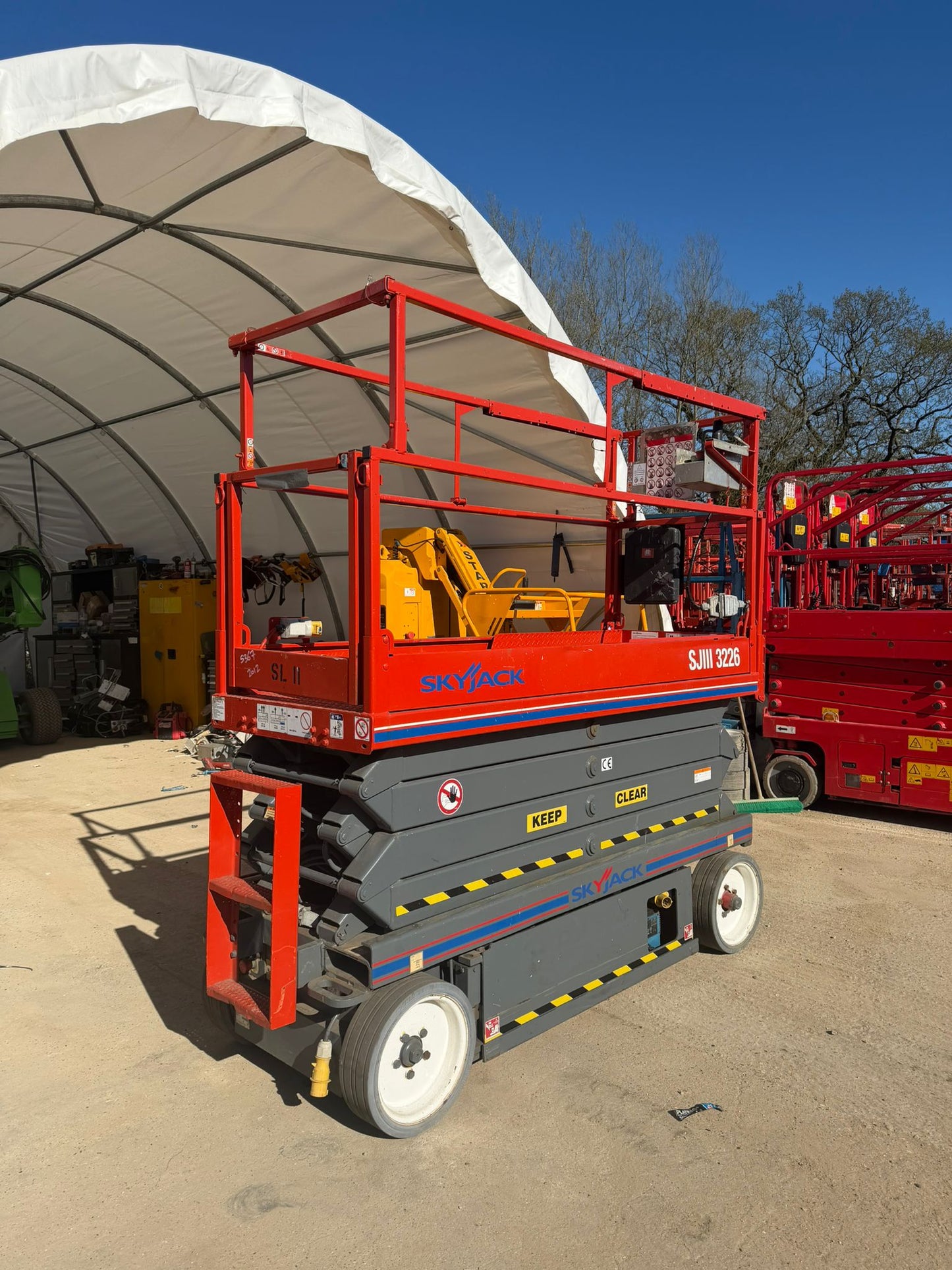 2012 Skyjack SJ3226 Scissor Lift Access Platform MEWP (Genie,JLG)