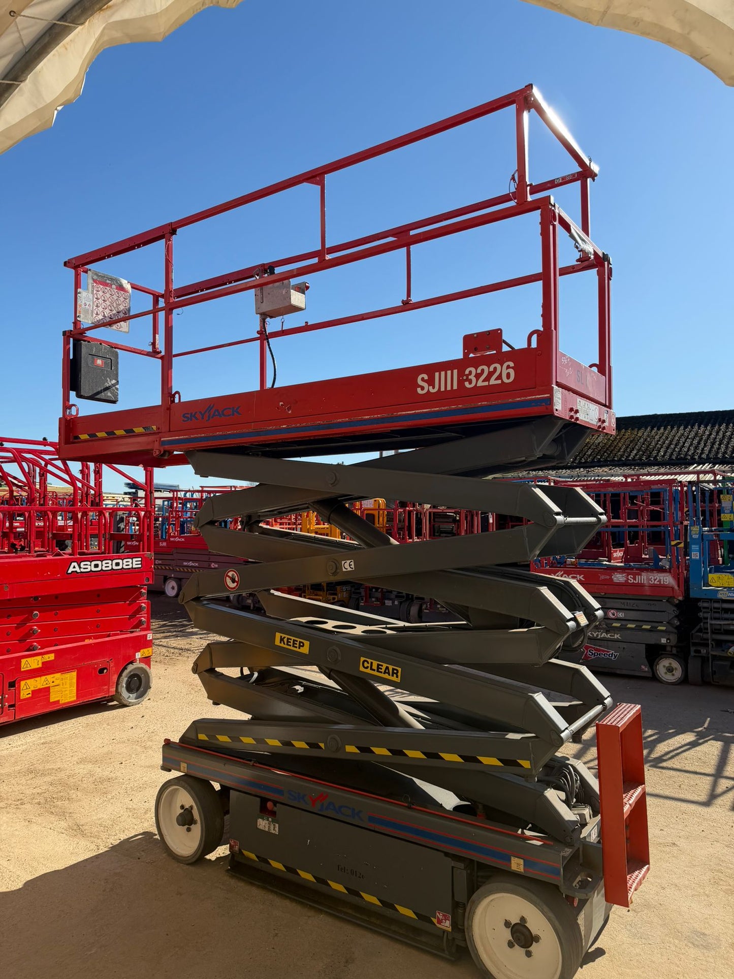 2012 Skyjack SJ3226 Scissor Lift Access Platform MEWP (Genie,JLG)