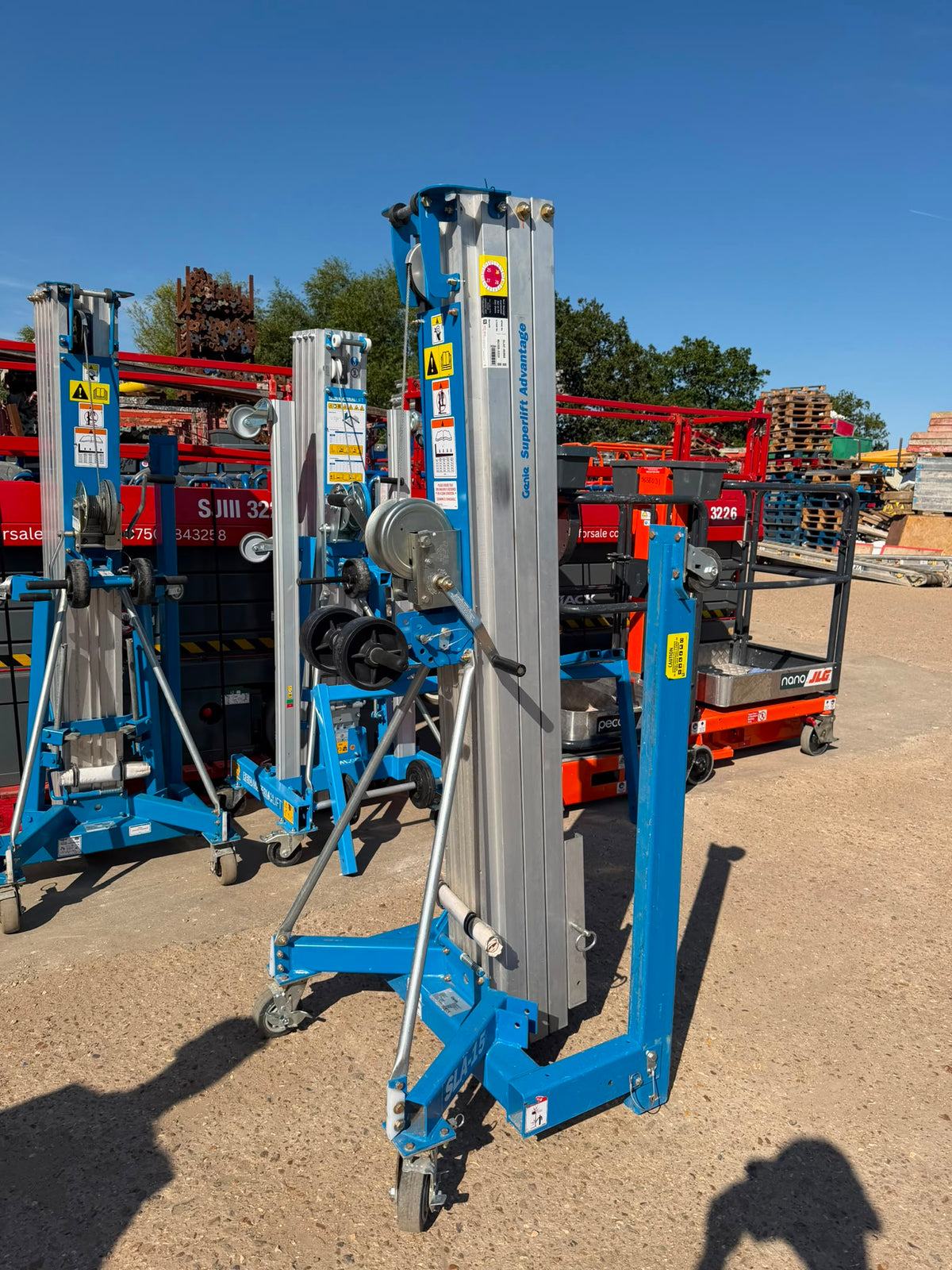 2023 Genie SLA15 material lift with LOLER, RSJ Beam Lifter