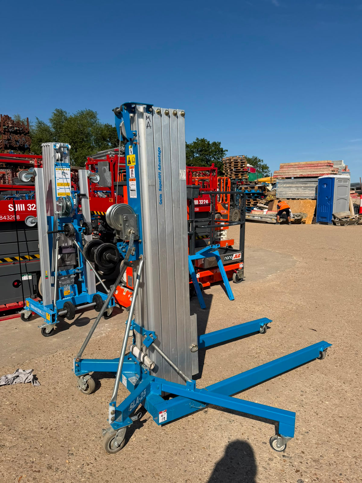 2022 Genie SLA25 material lift ner LOLER, RSJ Beam Lifter