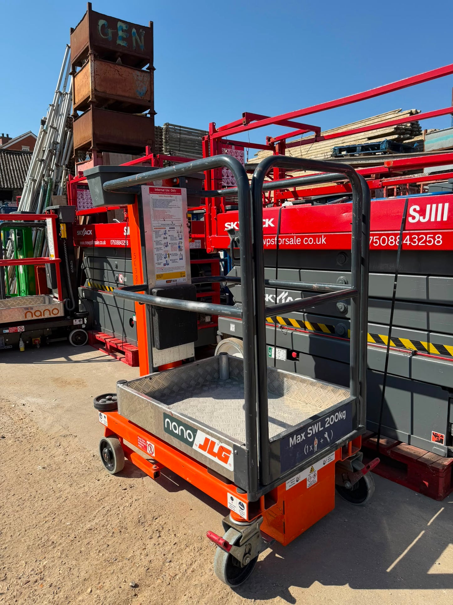 2021 Nano Lift Scissor Lift Power Tower Genie, JLG, Skyjack MEWP