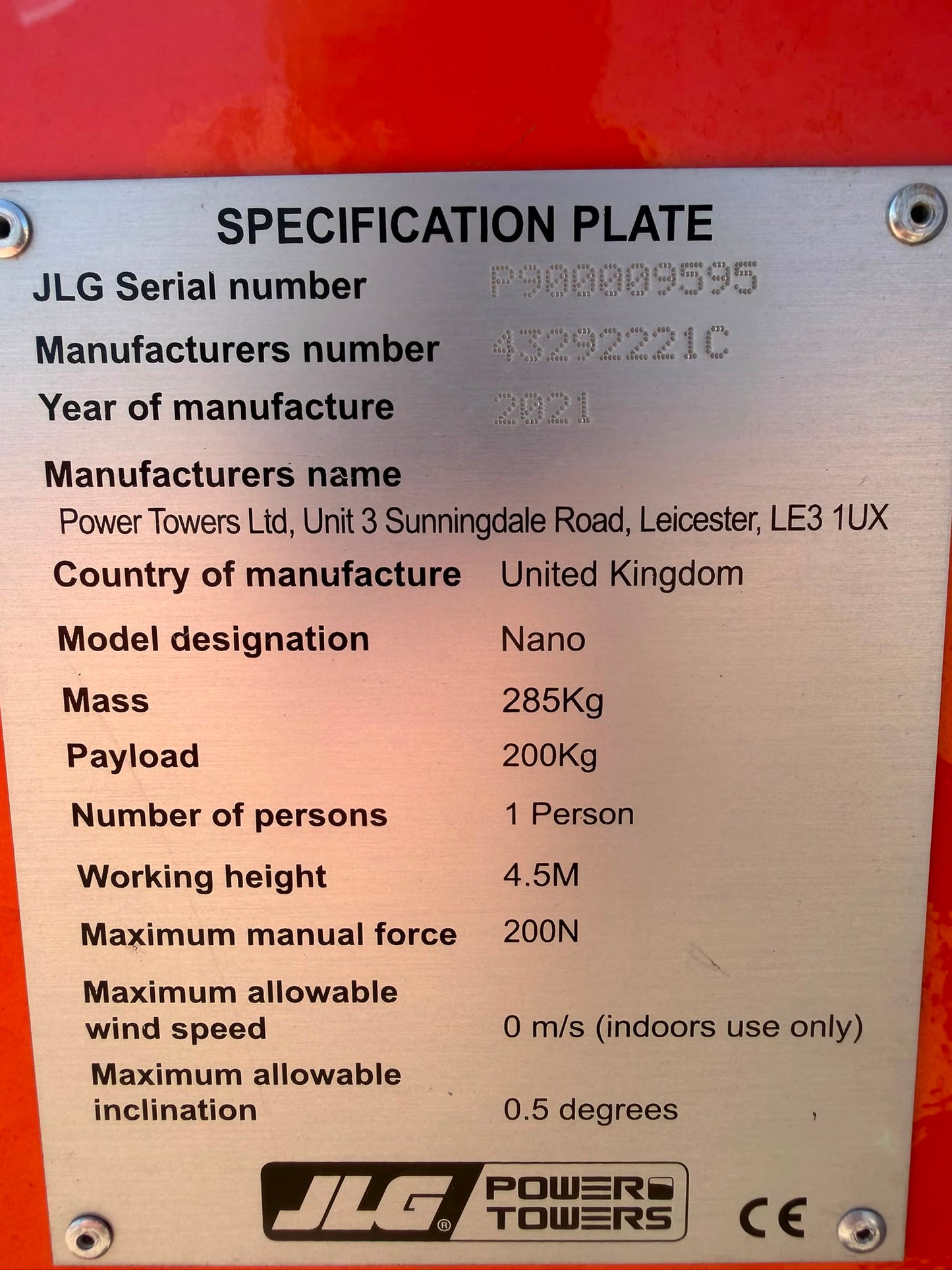 2021 Nano Lift Scissor Lift Power Tower Genie, JLG, Skyjack MEWP