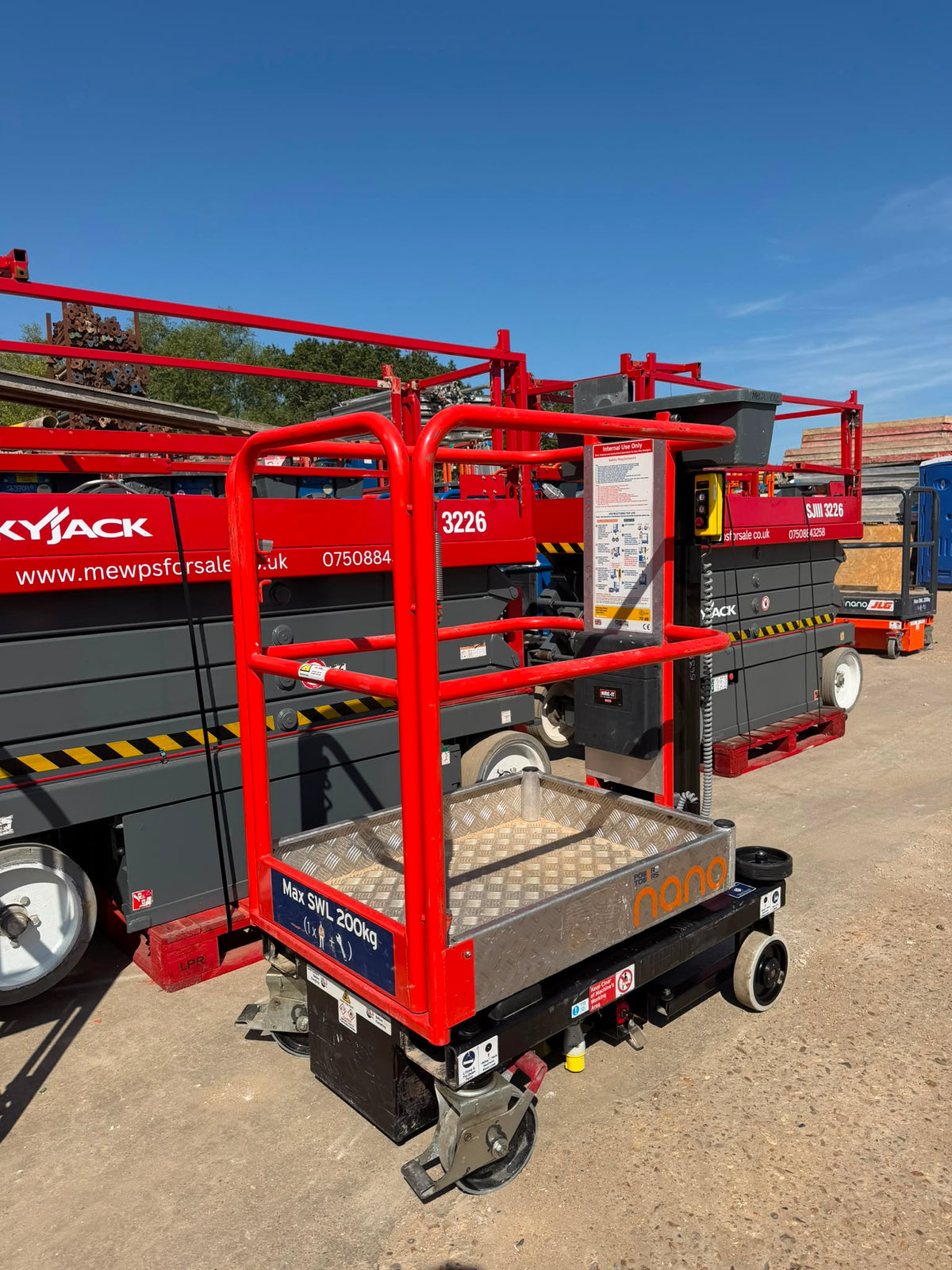 2019 Nano Lift Scissor Lift Power Tower Genie, JLG, Skyjack MEWP