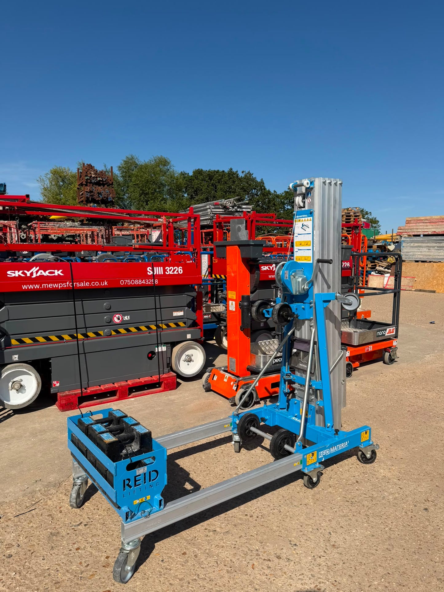 2025 Reid RML60-CBR Material Lift Counterbalance (Genie material Lift, RSJ Beam)