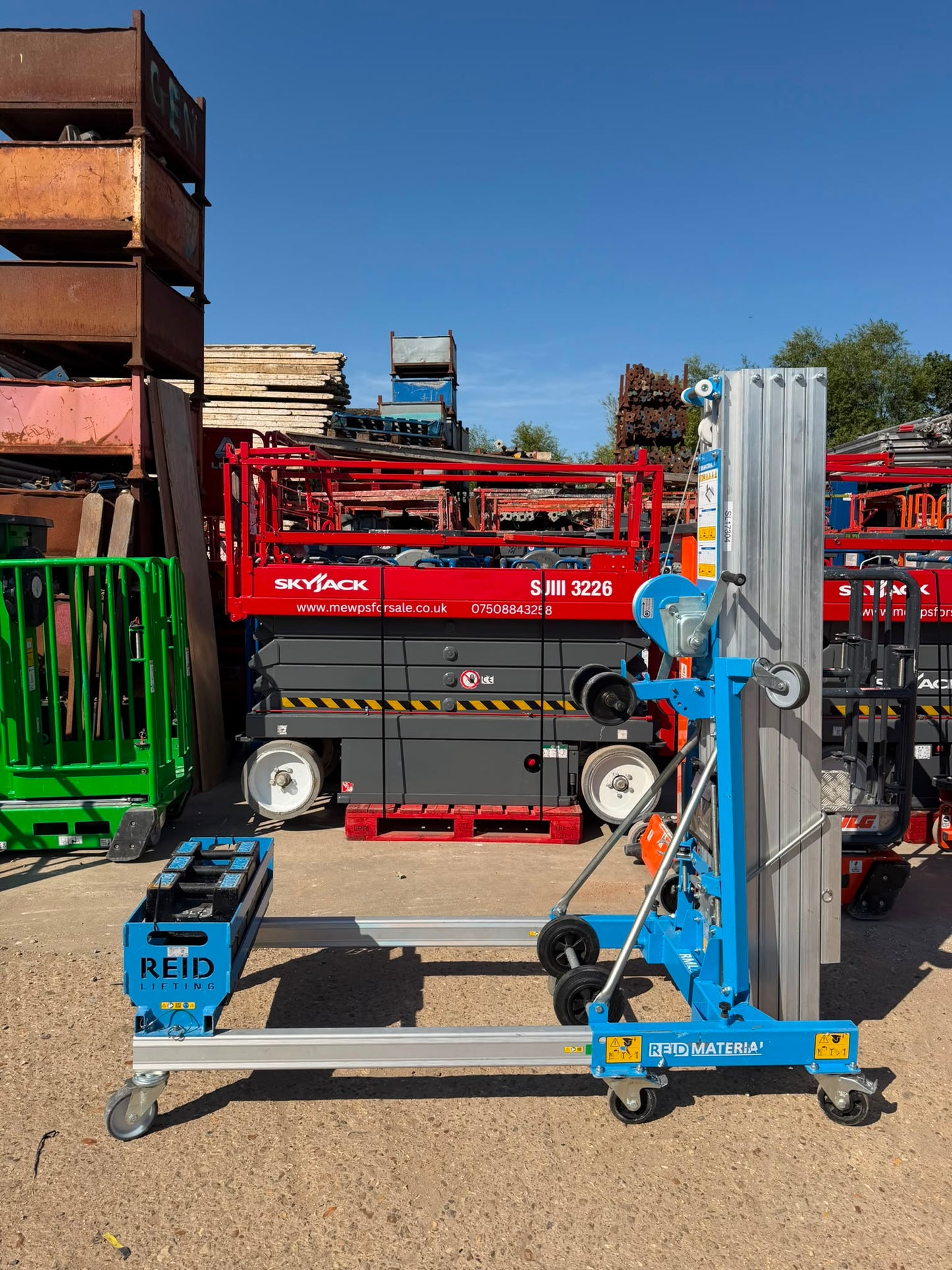 2025 Reid RML60-CBR Material Lift Counterbalance (Genie material Lift, RSJ Beam)