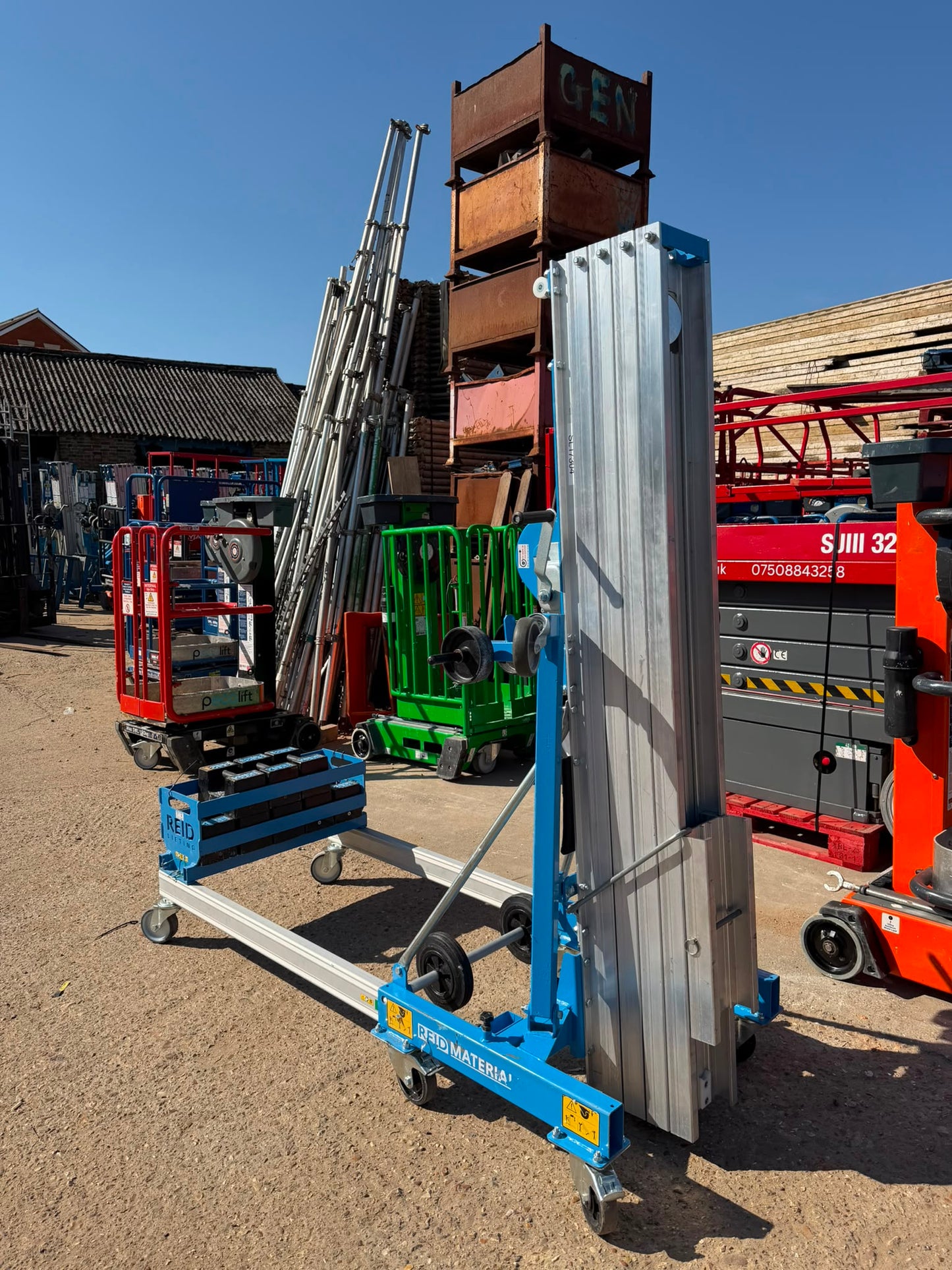 2025 Reid RML60-CBR Material Lift Counterbalance (Genie material Lift, RSJ Beam)