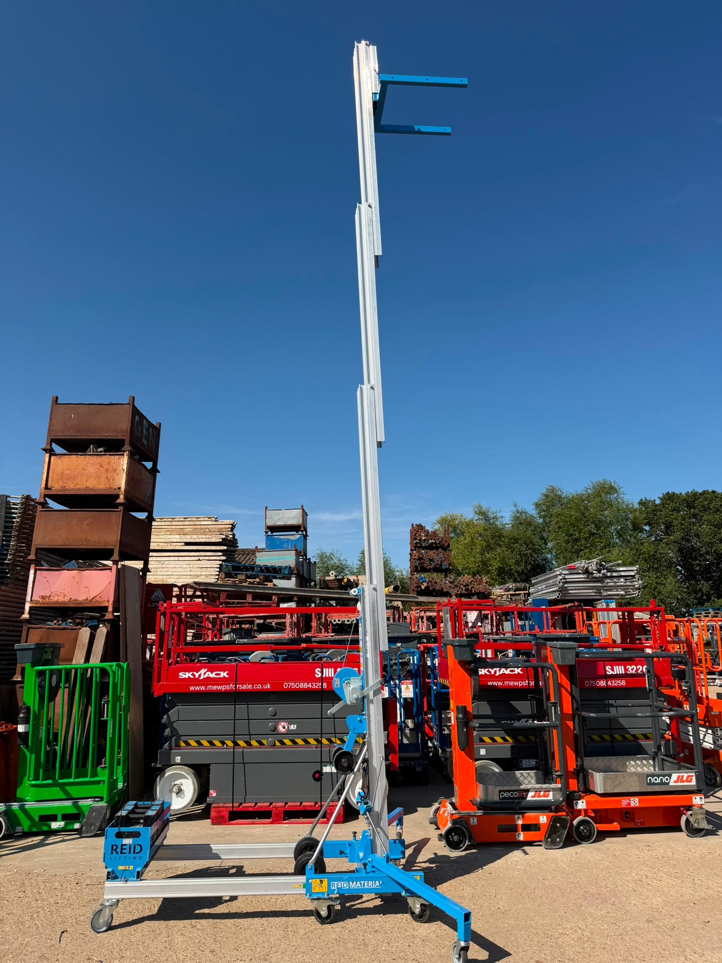 2025 Reid RML60-CBR Material Lift Counterbalance (Genie material Lift, RSJ Beam)