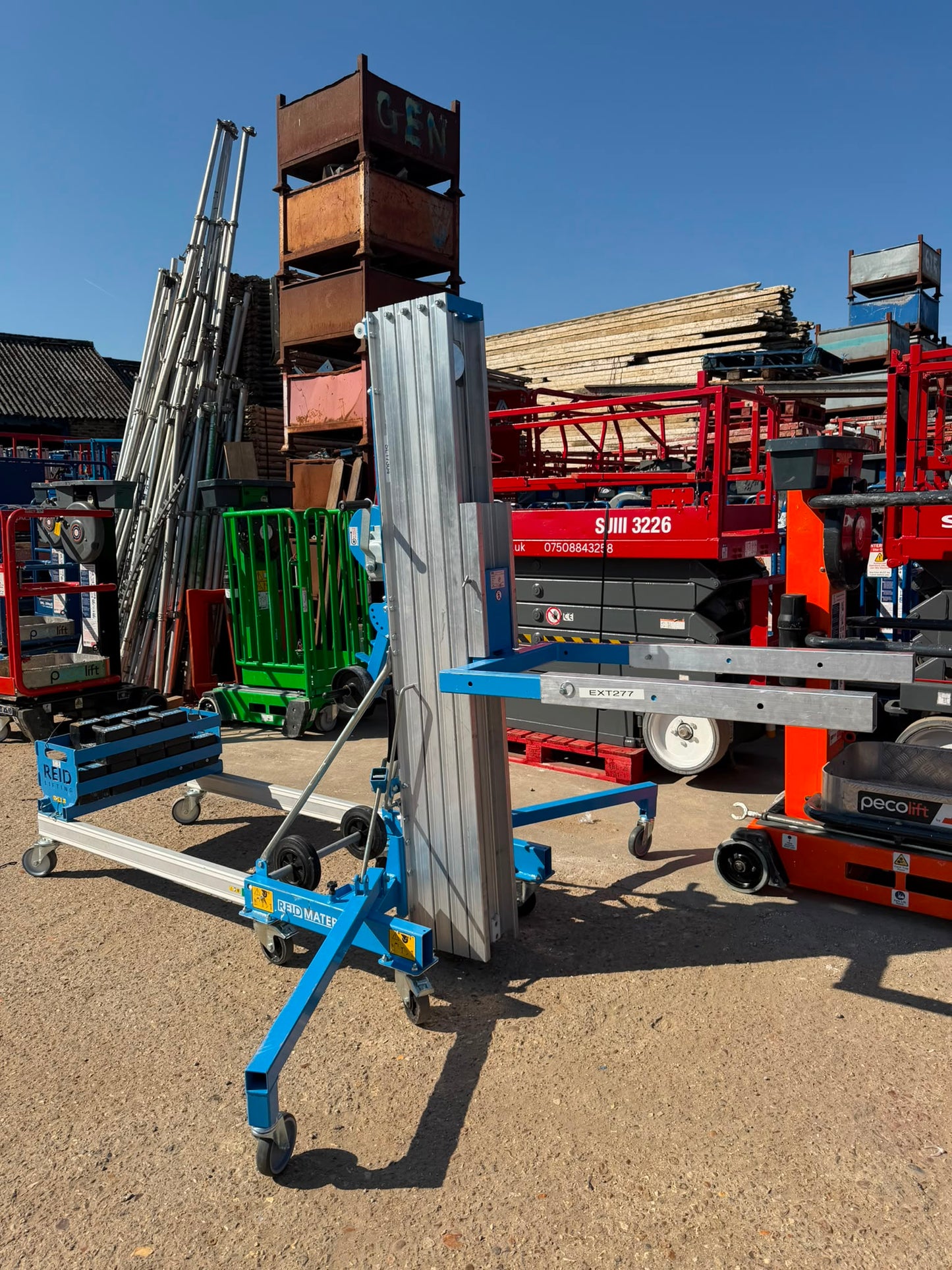 2025 Reid RML60-CBR Material Lift Counterbalance (Genie material Lift, RSJ Beam)