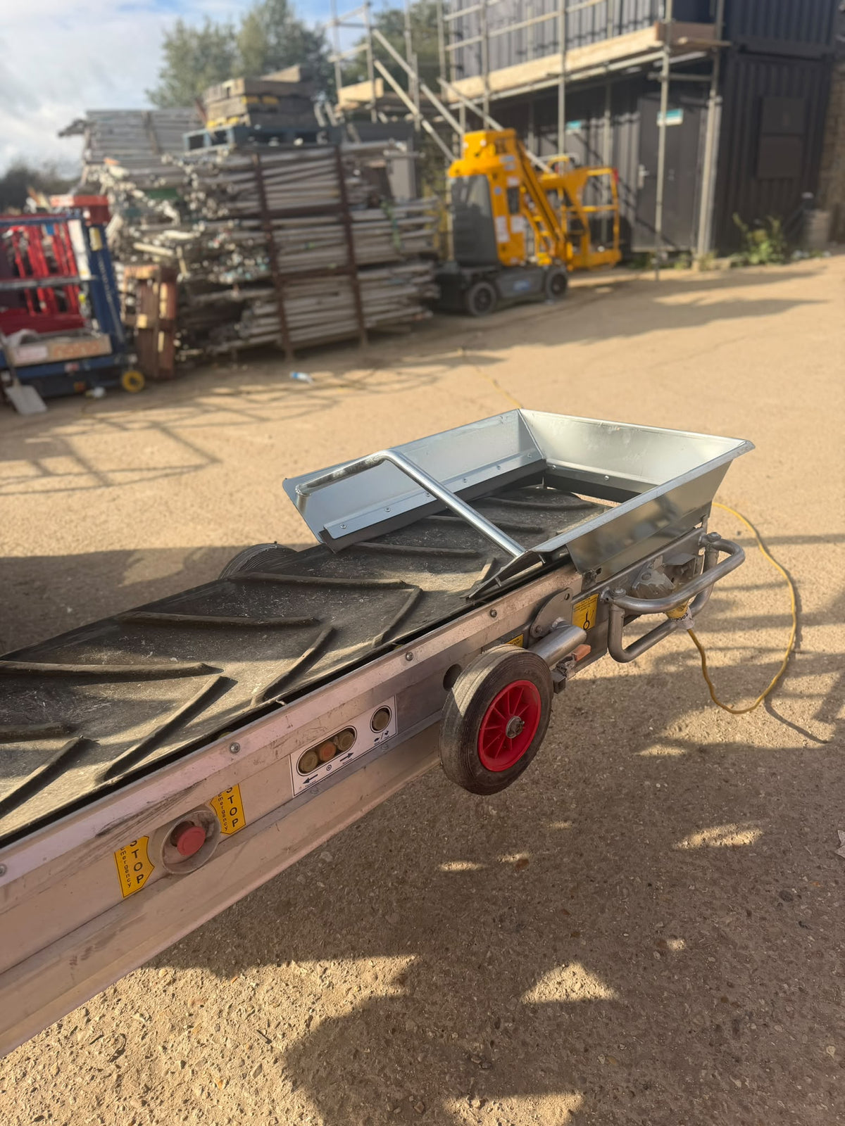 4.4m Shifta Conveyor Belt Inavder Soil Belt 450mm Wide YEAR 2019