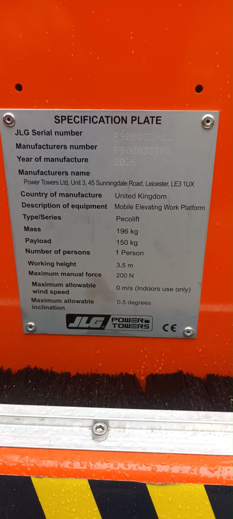 2026 Peco Lift Power Tower Scissor lift (JLG, Genie, Skyjack, Snorkel, JCB)
