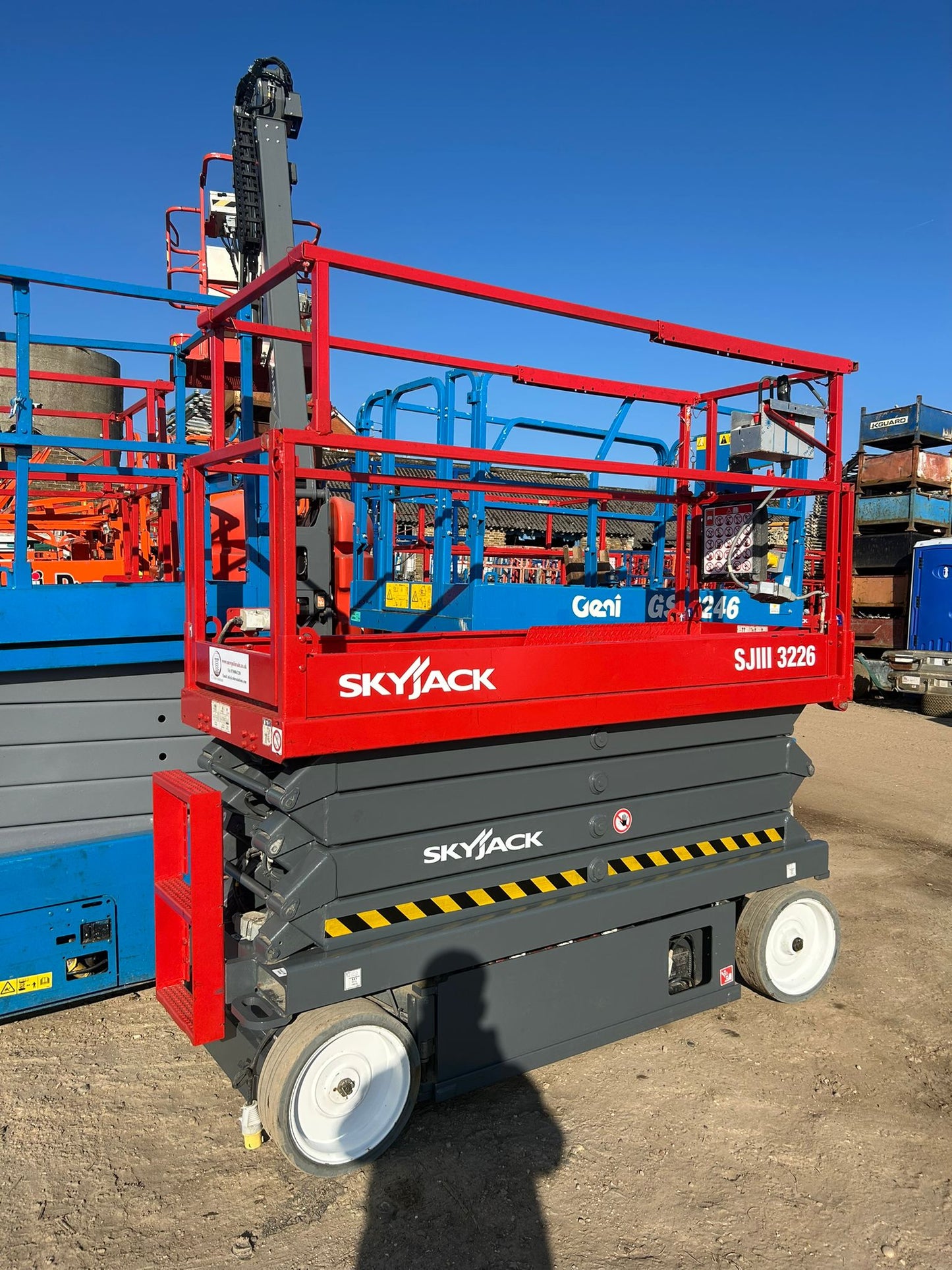 2019 Skyjack SJ3226 Scissor Lift Access Platform (Genie, JLG, MEWP)