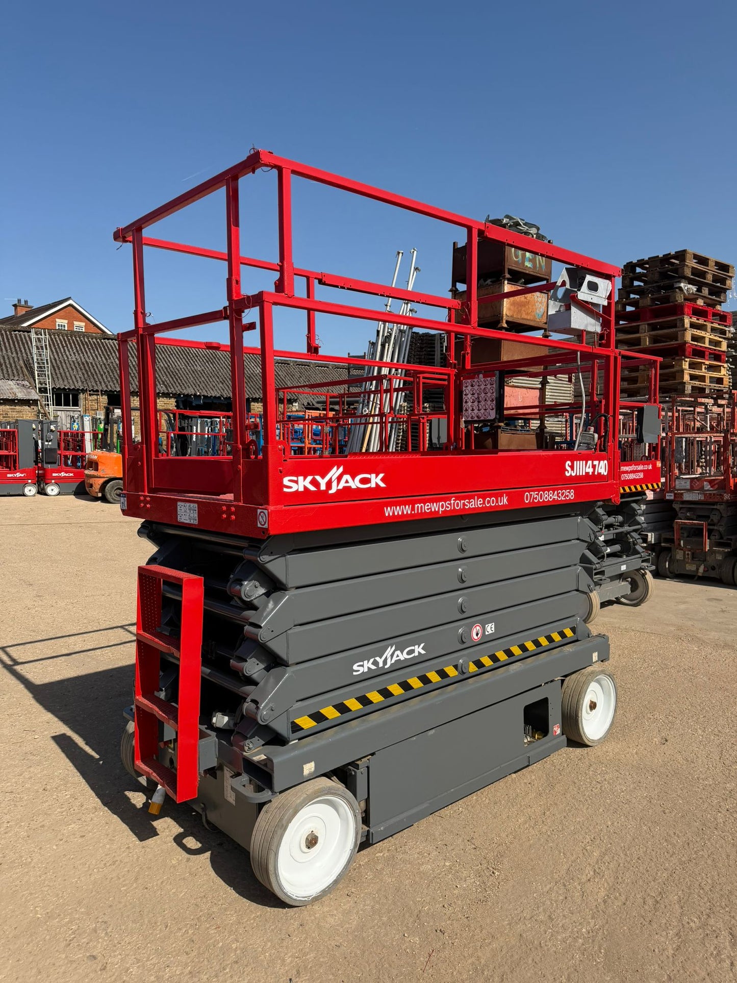 14m SKYJACK SJ4740 Electric Scissor Lift Access Platform MEWP (Genie, JLG, JCB)