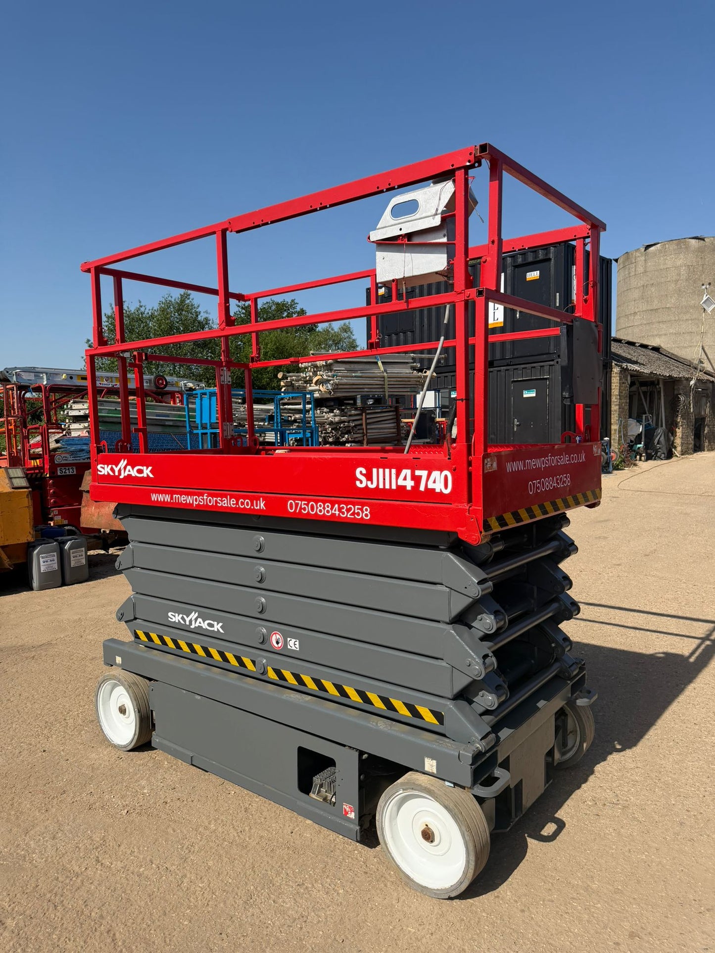 14m SKYJACK SJ4740 Electric Scissor Lift Access Platform MEWP (Genie, JLG, JCB)