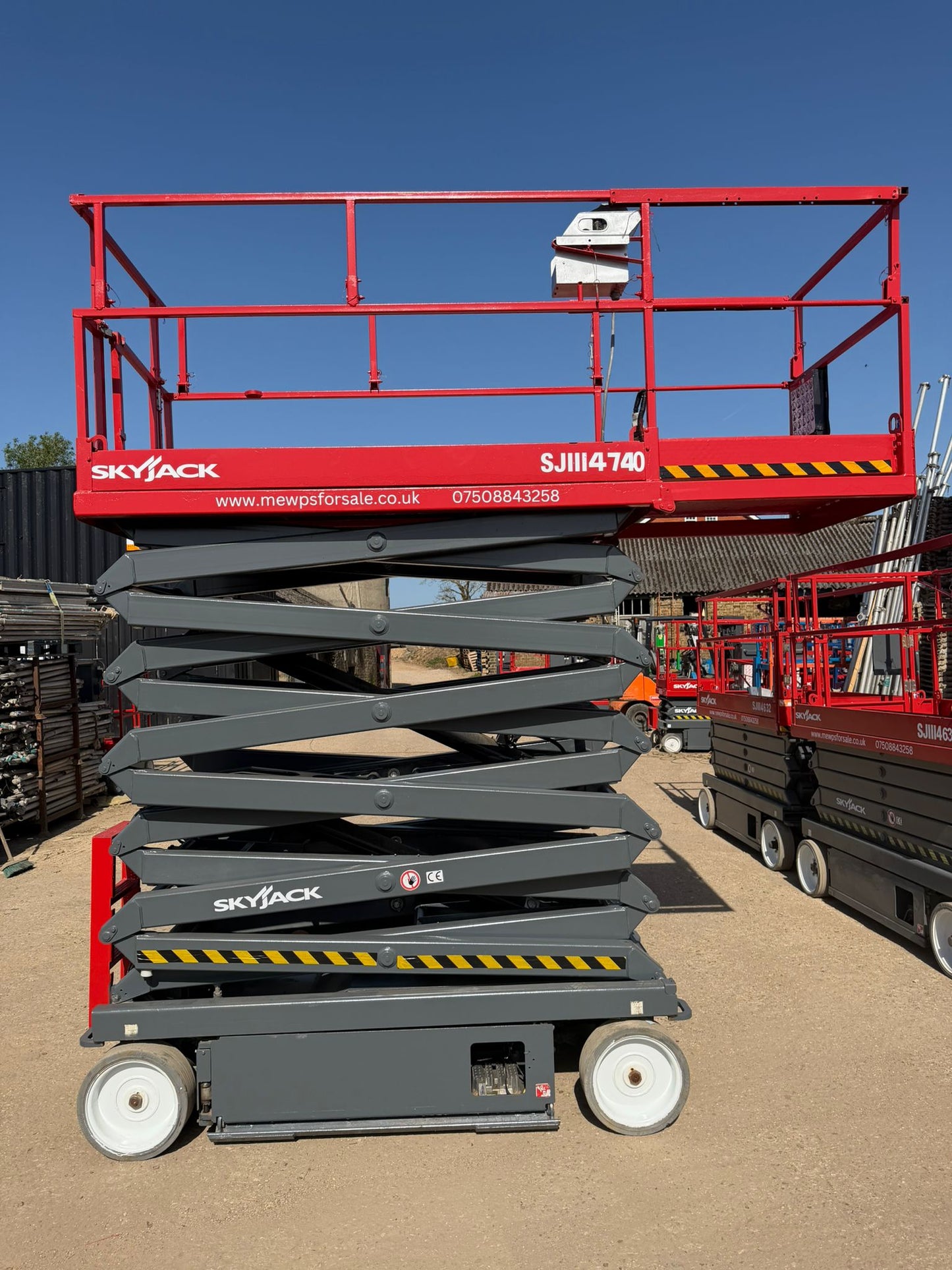 14m SKYJACK SJ4740 Electric Scissor Lift Access Platform MEWP (Genie, JLG, JCB)
