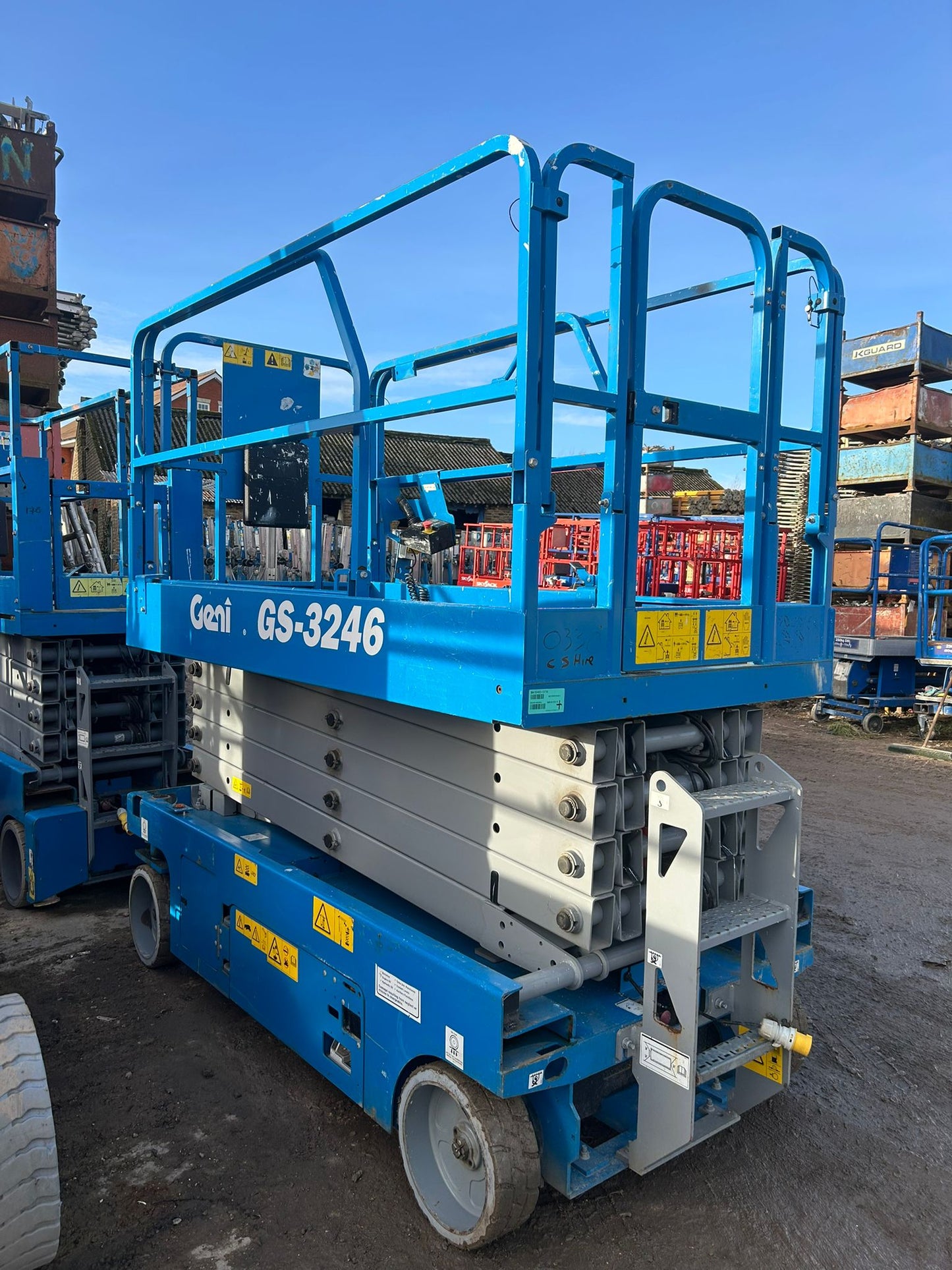 11.78 m 2019 Genie GS-3246 E-DRIVE Electric Scissor Lift,Access Platform