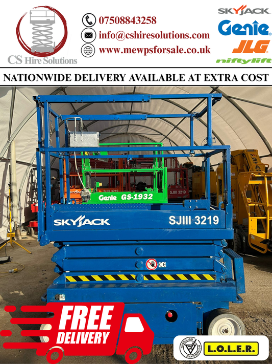 2015 Skyjack SJ3219 Scissor Lift Access Platform MEWP