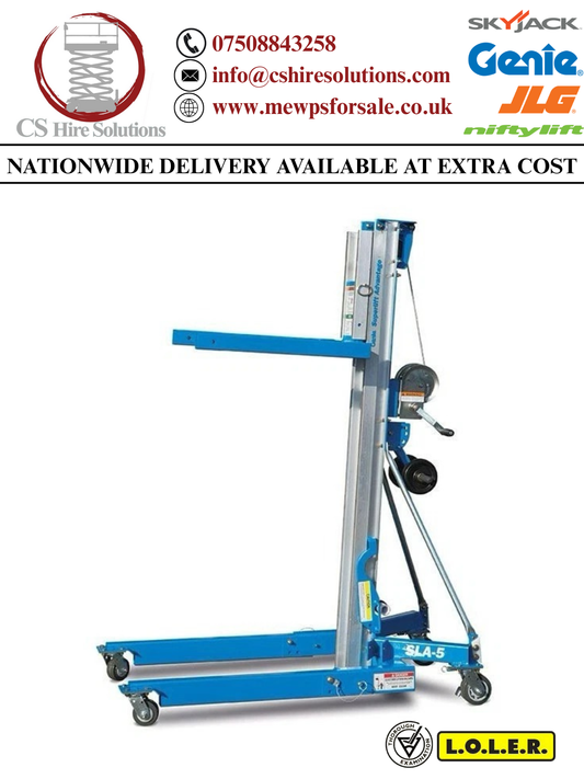 Genie lift Repairs/Service Re-Roping SLA10,15,20,25